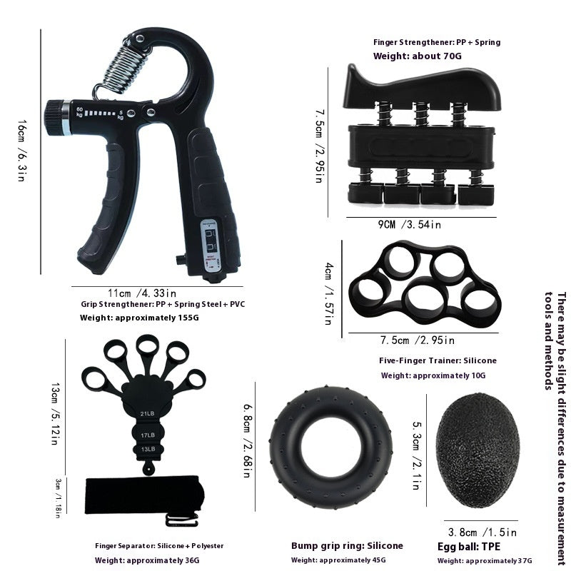 طقم مقوّي قبضة اليد Adjustable Grip كامل