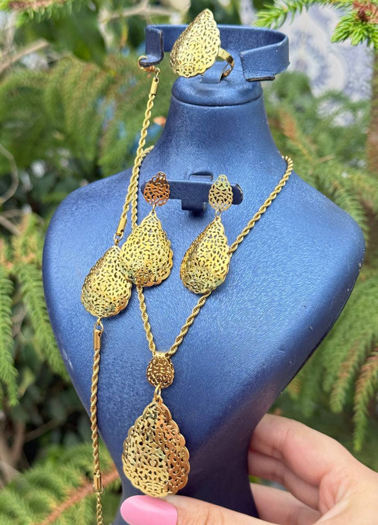 Parure krifsha « 4pieces » Acier inoxydable