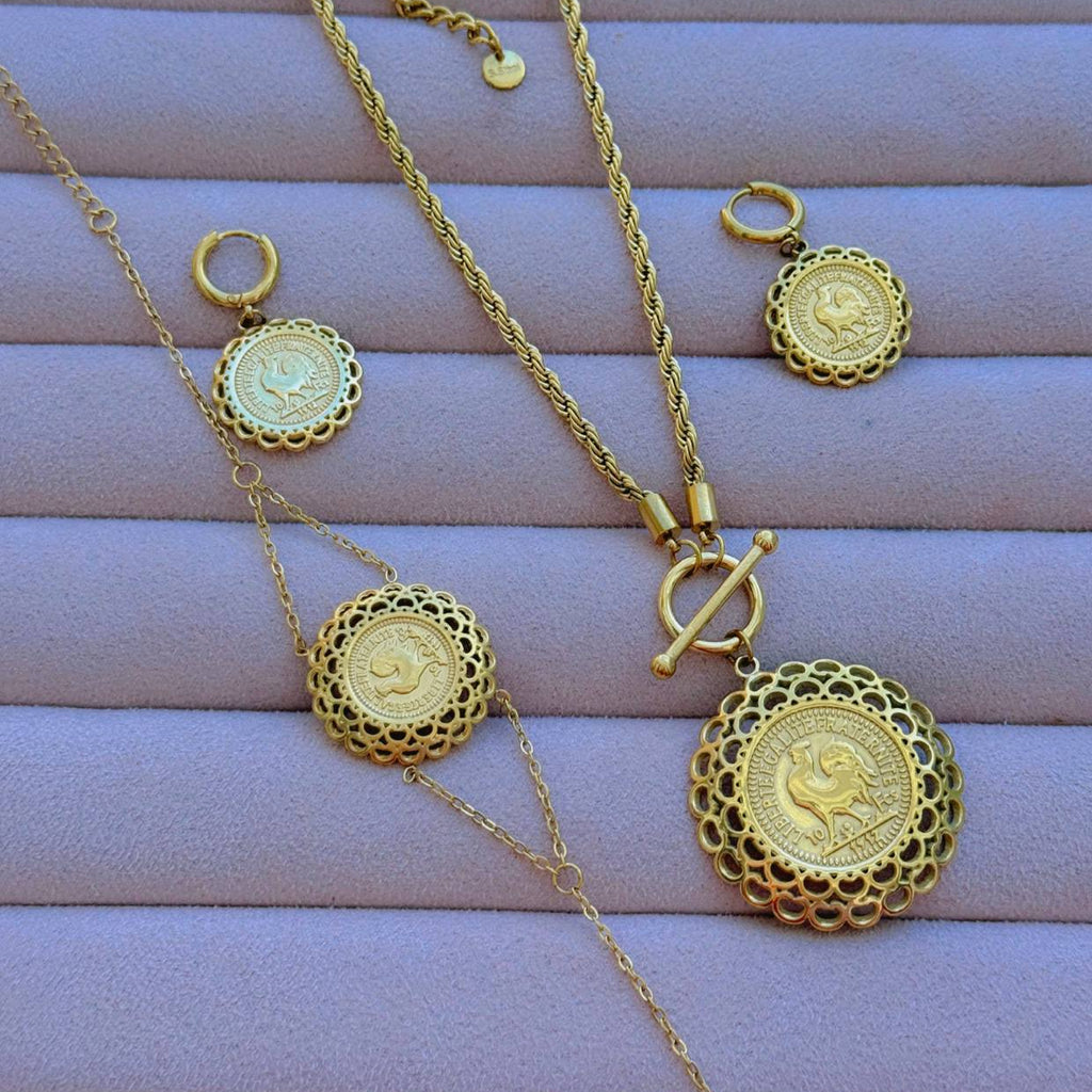 Trio Louisa 3P Acier