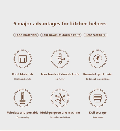 خلاط لاسلكي متعدد الاستعمالات